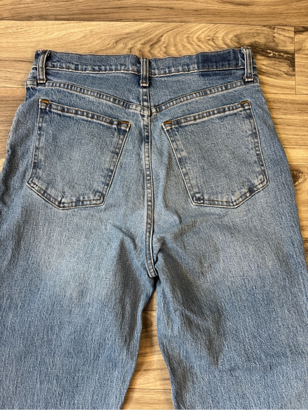 Abercrombie & Fitch The '90s Straight Ultra High Rise Jean Size 30 / 10 Short - Picture 9 of 9